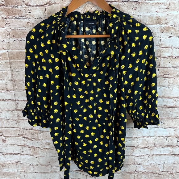 Who What Wear Floral Shirt Medium - Picture 2 of 7